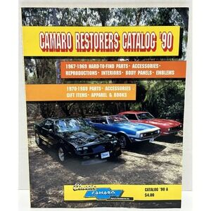 Camaro Restorers Catalog '90 Classic Camaro Parts & Accessories